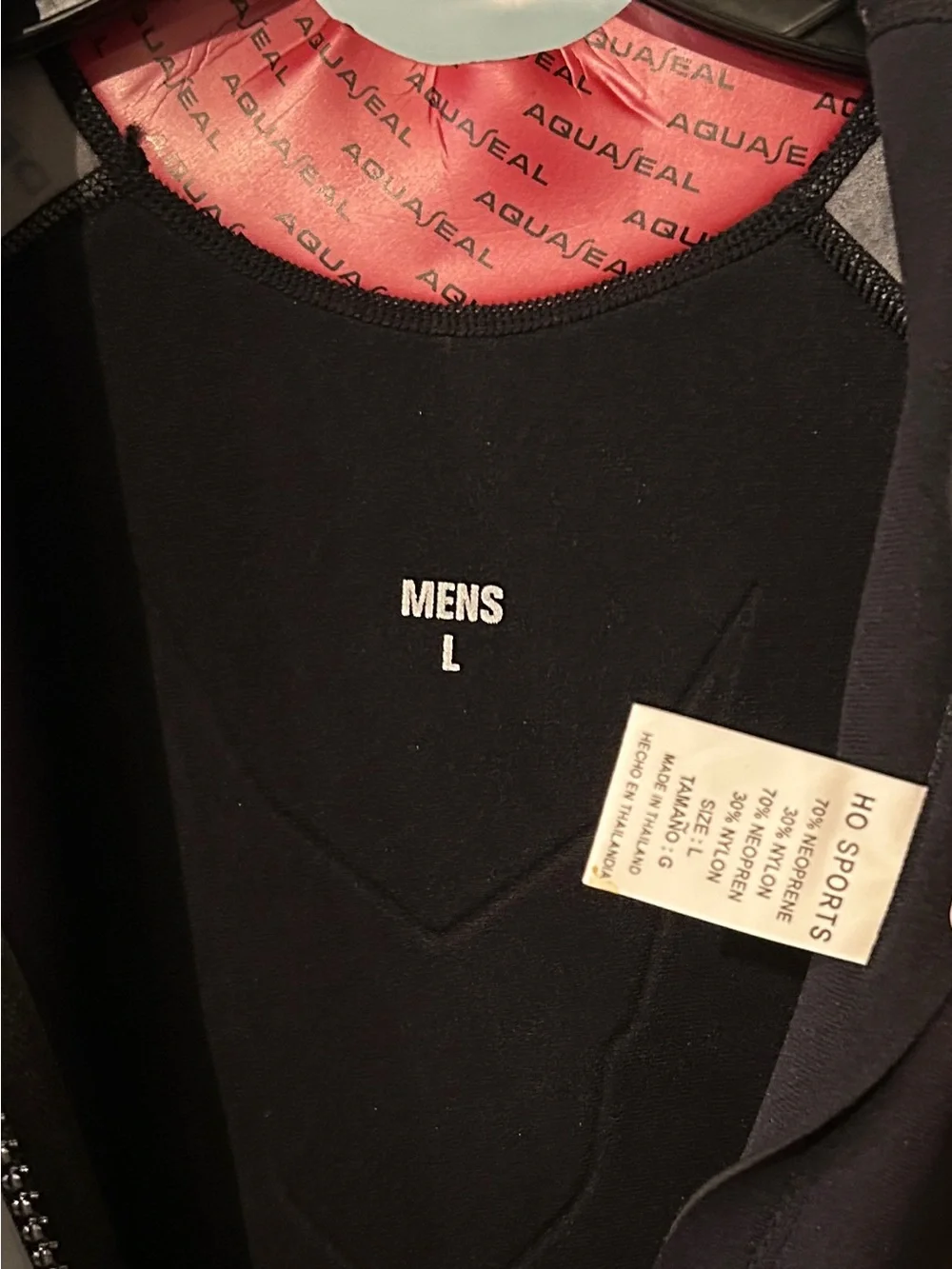 HO Sports Men’s SS Shorty One-Piece Wetsuit in Black and Dark Gray - Front Zip